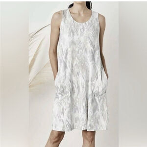 J. Jill Pure J.Jill Watercolor Print Mini Dress